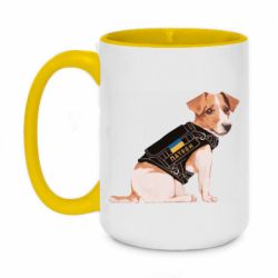 Чашка двухцветная 420ml Патрон - PrintSalon