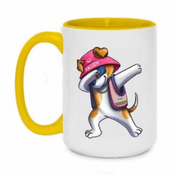 Чашка двухцветная 420ml Пес Патрон фанат Калуша - PrintSalon