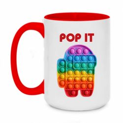 Чашка двухцветная 420ml Pop It Among Us-PrintSalon Чашка двухцветная 420ml Pop It Among Us