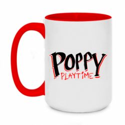 Чашка двухцветная 420ml Poppy Playtime Logo - PrintSalon