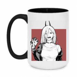 Чашка двокольорова велика Power art - PrintSalon