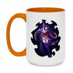 Чашка двухцветная 420ml Raiden Shogun - PrintSalon
