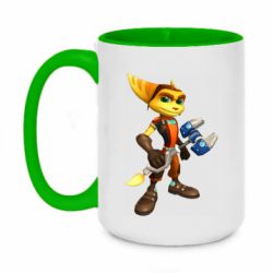 Чашка двокольорова велика Ratchet & Clank game - PrintSalon