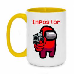 Чашка двокольорова велика Red Impostor - PrintSalon