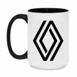 Чашка двухцветная 420ml Renault New Logo - PrintSalon