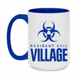 Чашка двухцветная 420ml Resident Evil Village Biohazard-PrintSalon Чашка двухцветная 420ml Resident Evil Village Biohazard