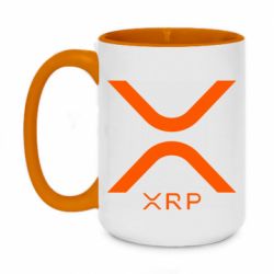 Чашка двухцветная 420ml Ripple XRP - PrintSalon