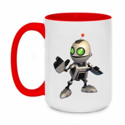 Чашка двокольорова велика Robot Clank - PrintSalon