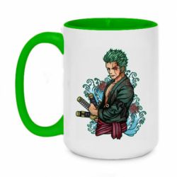 Чашка двухцветная 420ml Ророноа Зоро - PrintSalon