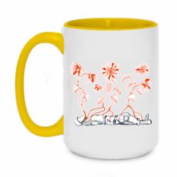 Кружка двухцветная 420ml Русский солдат в Украине - PrintSalon