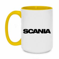 Чашка двухцветная 420ml Scania truck - PrintSalon