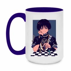 Чашка двокольорова велика Scaramouche with gnosises - PrintSalon