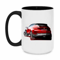 Чашка двухцветная 420ml Seat Arona - PrintSalon