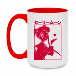 Чашка двухцветная 420ml Сейлормун - PrintSalon