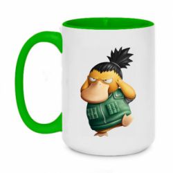 Чашка двухцветная 420ml Shikamaru Psyduck - PrintSalon
