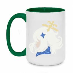 Чашка двухцветная 420ml Силуэт Паймон - PrintSalon