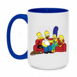 Чашка двухцветная 420ml Simpsons At Home - PrintSalon