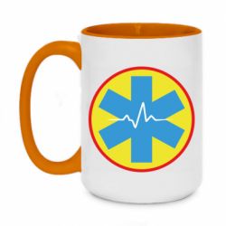 Чашка двухцветная 420ml Скорая помощь - PrintSalon