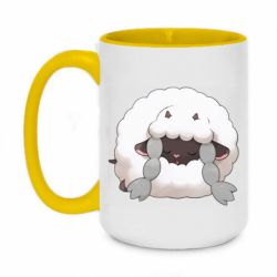 Чашка двухцветная 420ml Sleeping Wooloo - PrintSalon