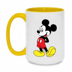 Чашка двухцветная 420ml Smiling Mickey - PrintSalon
