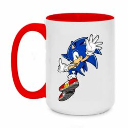 Чашка двухцветная 420ml Sonic and the jump - PrintSalon