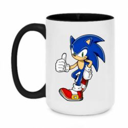 Чашка двокольорова велика Sonic art - PrintSalon