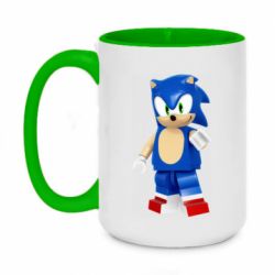 Чашка двухцветная 420ml Sonic Lego - PrintSalon