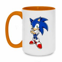 Чашка двухцветная 420ml Sonic with smile - PrintSalon