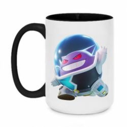 Чашка двухцветная 420ml Space suite Gengar - PrintSalon