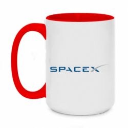 Чашка двухцветная 420ml SpaceX - PrintSalon