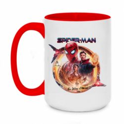 Чашка двухцветная 420ml Spider-Man: No Way Home poster - PrintSalon