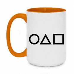 Чашка двокольорова велика Гра в кальмара - PrintSalon