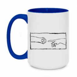 Чашка двухцветная 420ml Сreation meow - PrintSalon