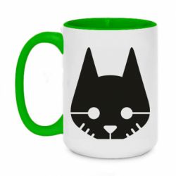 Чашка двокольорова велика Strey head - PrintSalon