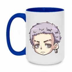 Чашка двухцветная 420ml Takashi Mitsuya chibi - PrintSalon