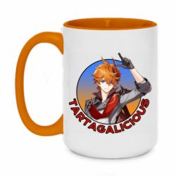 Чашка двухцветная 420ml Tartagalicious - PrintSalon