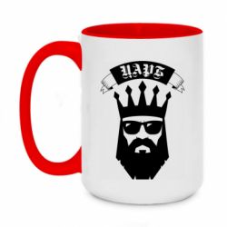 Чашка двухцветная 420ml The Bearded Tsar - PrintSalon