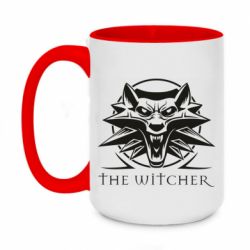 Чашка двухцветная 420ml The witcher wolf - PrintSalon