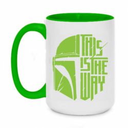 Чашка двокольорова велика This Is The Way - PrintSalon