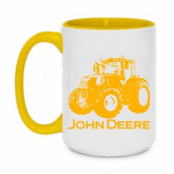 Чашка двокольорова велика Tractor John Deere - PrintSalon