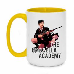 Чашка двухцветная 420ml Umbrella Academy Number 5 - PrintSalon