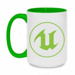 Чашка двухцветная 420ml Unreal Engine Logo - PrintSalon