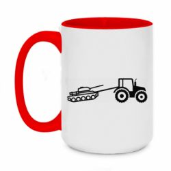 Кружка двухцветная 420ml В хозяйстве пригодится - PrintSalon