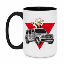 Чашка двухцветная 420ml Влад А4 Гелик - PrintSalon