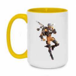 Чашка двухцветная 420ml Валькирия Apex Legends - PrintSalon