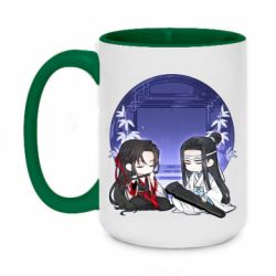 Чашка двокольорова велика Вей Ін та Лань Чжань - PrintSalon