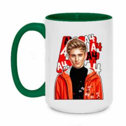 Чашка двухцветная 420ml Влад арт - PrintSalon