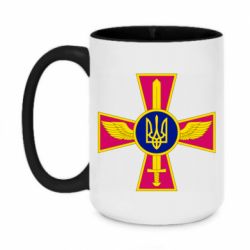 Кружка двухцветная 420ml Воздушные Силы ВСУ - PrintSalon