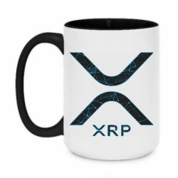 Чашка двухцветная 420ml XRP Ripple - PrintSalon
