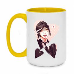 Чашка двухцветная 420ml Your crush Sebastian-PrintSalon Чашка двухцветная 420ml Your crush Sebastian